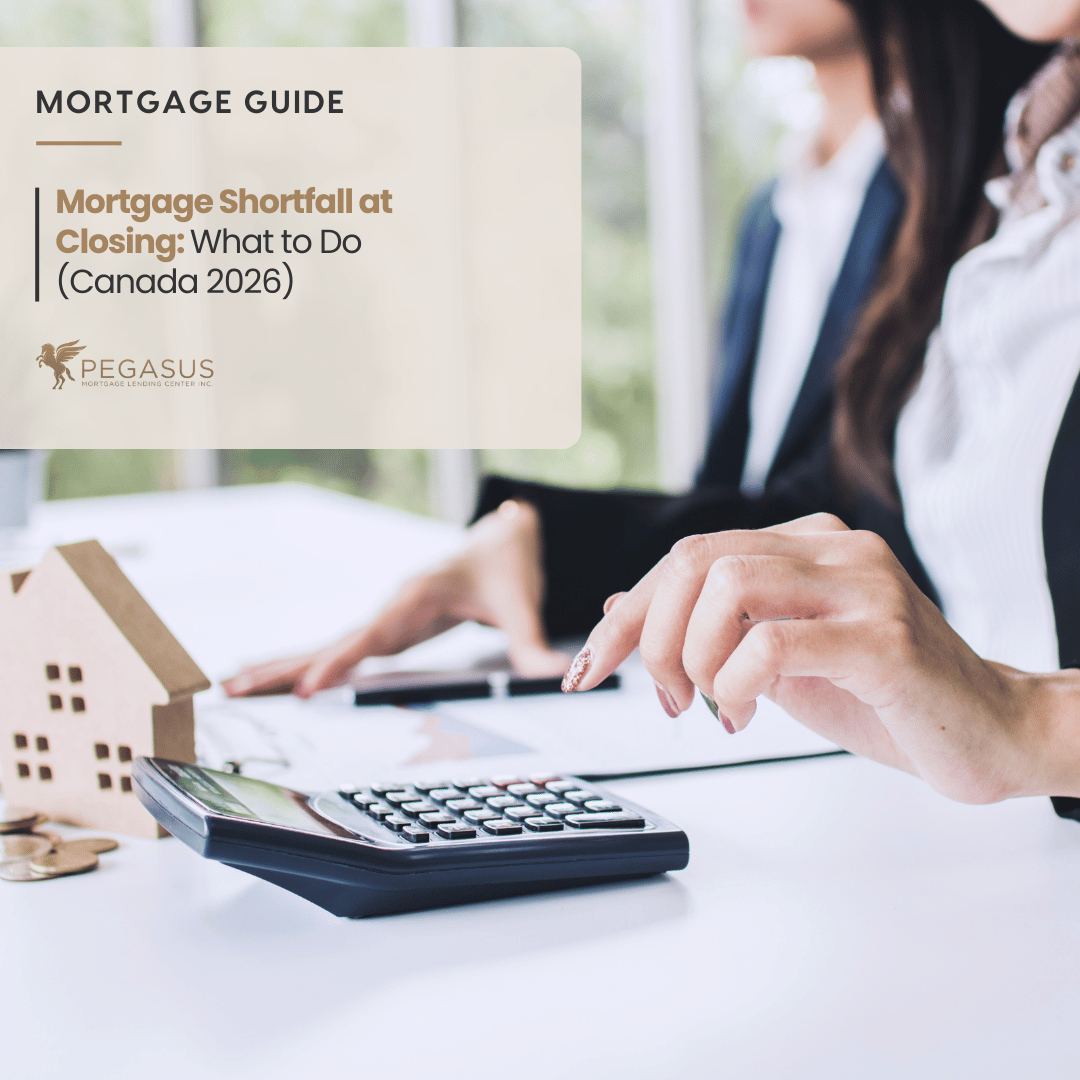 mortgage shortfall at closing